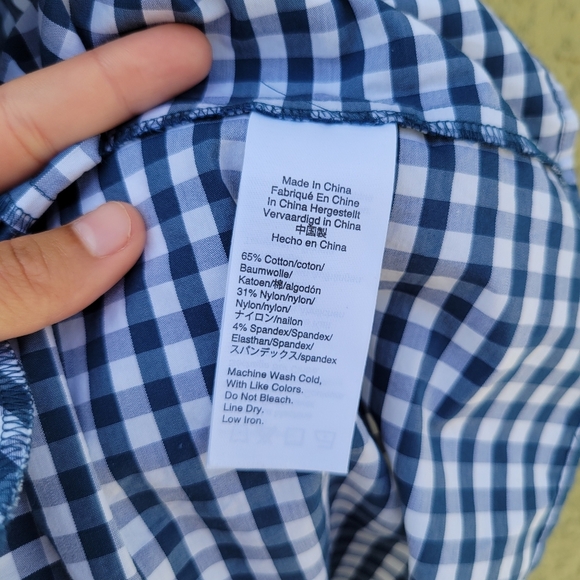 UNIVERSAL STANDARD X J.CREW Gingham Drop Waist Dress - Picture 4 of 5